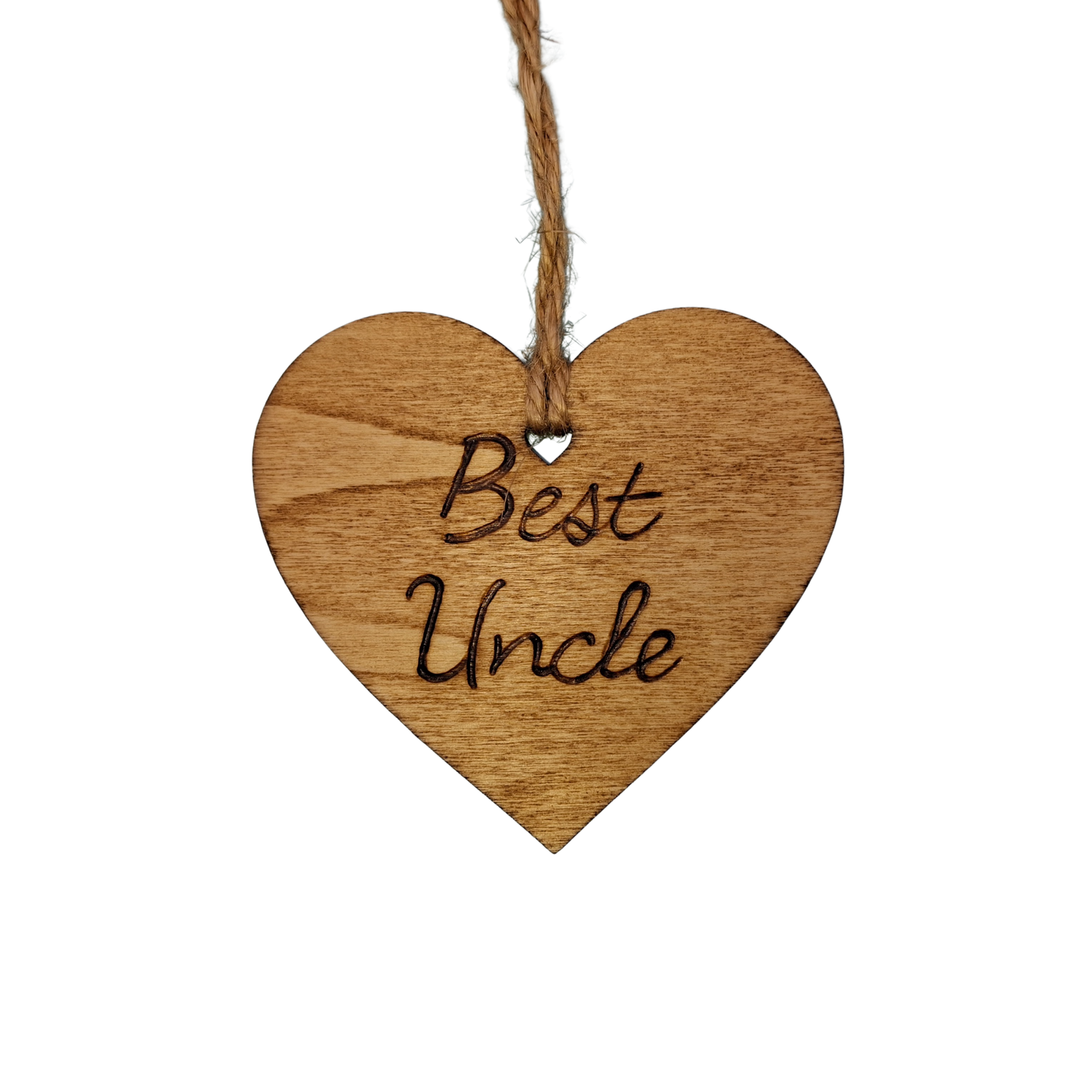 Best Uncle Hanging Heart